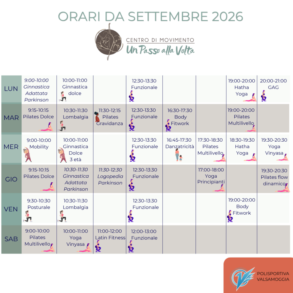 palestra orari tabella post instagram semplice blu rosa