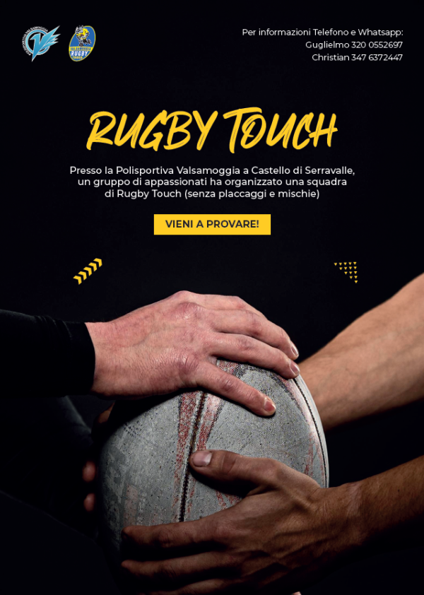 locandina rugby touch